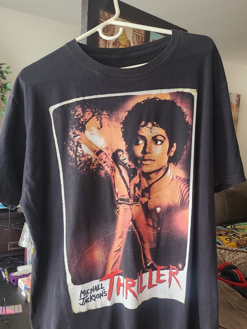 Michael Jackson Thriller Black Graphic Tee